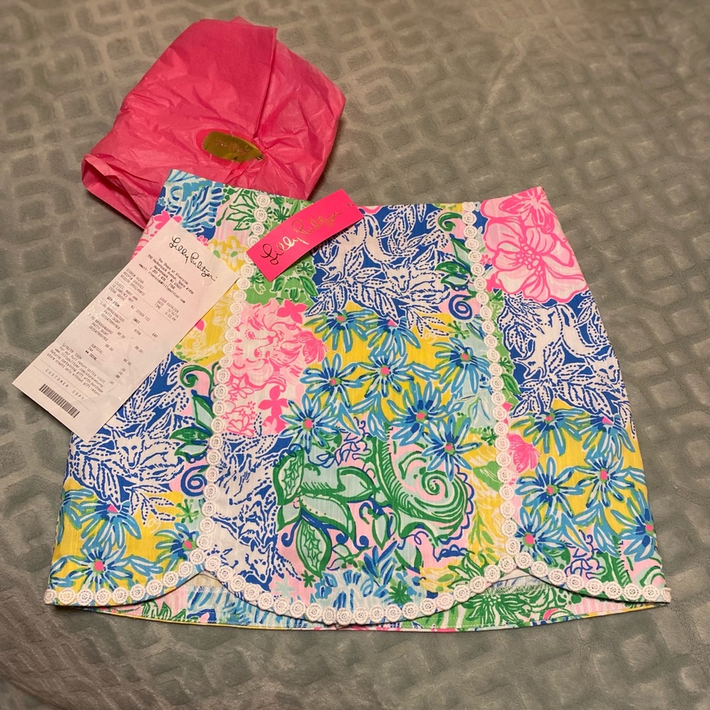 Brand New (with tags and receipt) Lilly Pulitzer Skirt, size 2